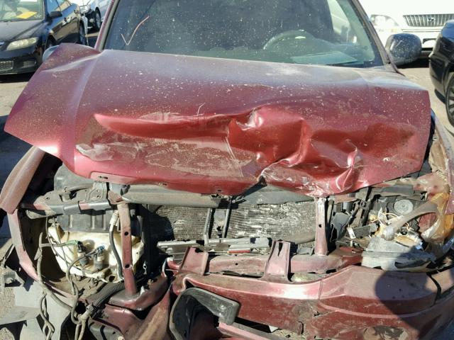 1GKES16S536155955 - 2003 GMC ENVOY XL BURGUNDY photo 7