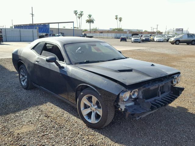 2C3CDZAGXFH750306 - 2015 DODGE CHALLENGER BLACK photo 1