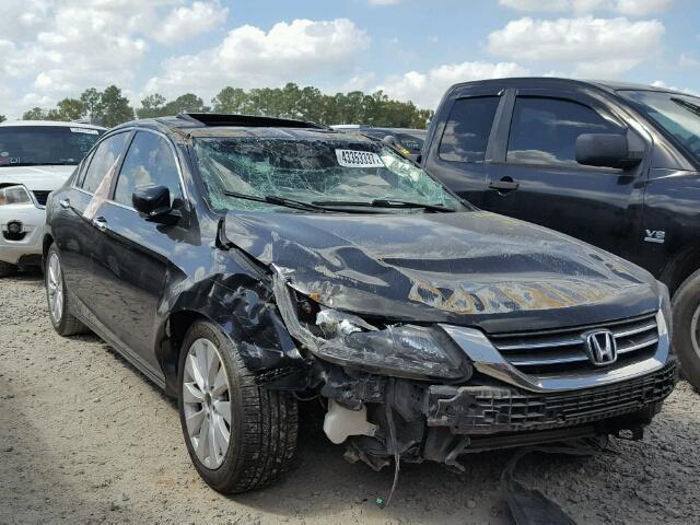 1HGCR2F85DA162610 - 2013 HONDA ACCORD BLACK photo 1