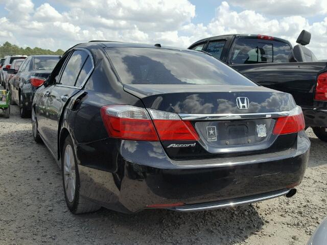 1HGCR2F85DA162610 - 2013 HONDA ACCORD BLACK photo 3