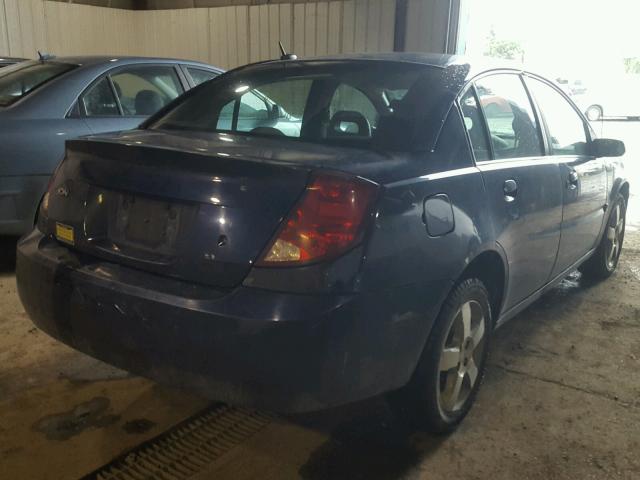1G8AL58F07Z167847 - 2007 SATURN ION LEVEL BLUE photo 4