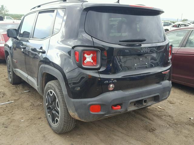 ZACCJBCT4GPC92011 - 2016 JEEP RENEGADE T BLACK photo 3