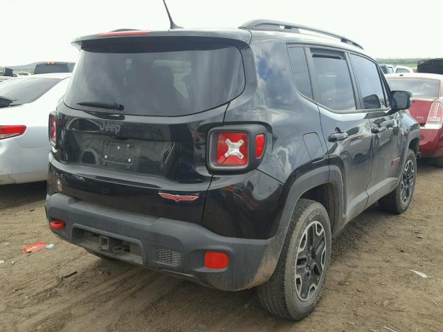 ZACCJBCT4GPC92011 - 2016 JEEP RENEGADE T BLACK photo 4