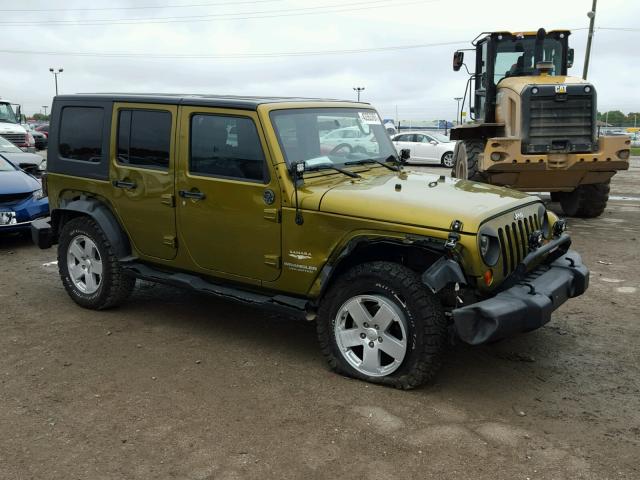 1J4GA59107L194830 - 2007 JEEP WRANGLER GREEN photo 1