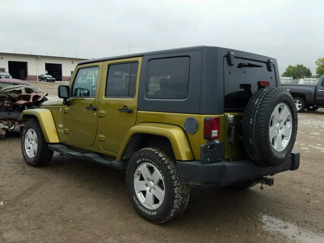 1J4GA59107L194830 - 2007 JEEP WRANGLER GREEN photo 3