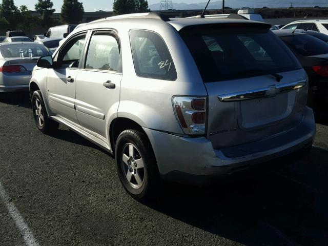 2CNDL23F676011019 - 2007 CHEVROLET EQUINOX SILVER photo 3