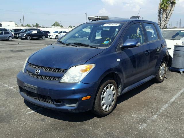 JTKKT624465001529 - 2006 TOYOTA SCION XA BLUE photo 2
