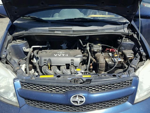 JTKKT624465001529 - 2006 TOYOTA SCION XA BLUE photo 7
