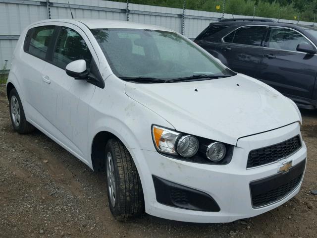 1G1JA6SH7E4196549 - 2014 CHEVROLET SONIC LS WHITE photo 1