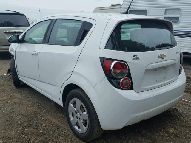 1G1JA6SH7E4196549 - 2014 CHEVROLET SONIC LS WHITE photo 3