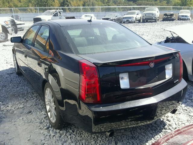 1G6DP577960169202 - 2006 CADILLAC CTS BLACK photo 3