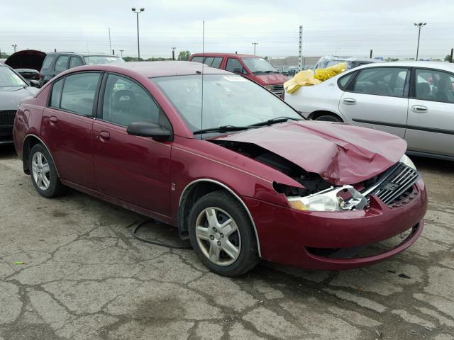 1G8AJ55F86Z152764 - 2006 SATURN ION BURGUNDY photo 1