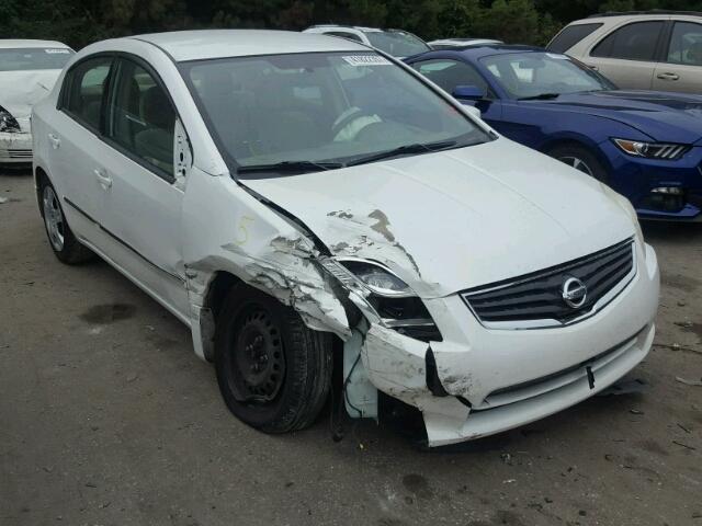 3N1AB6AP6AL624616 - 2010 NISSAN SENTRA 2.0 WHITE photo 1