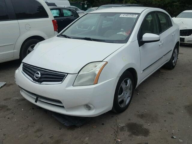 3N1AB6AP6AL624616 - 2010 NISSAN SENTRA 2.0 WHITE photo 2