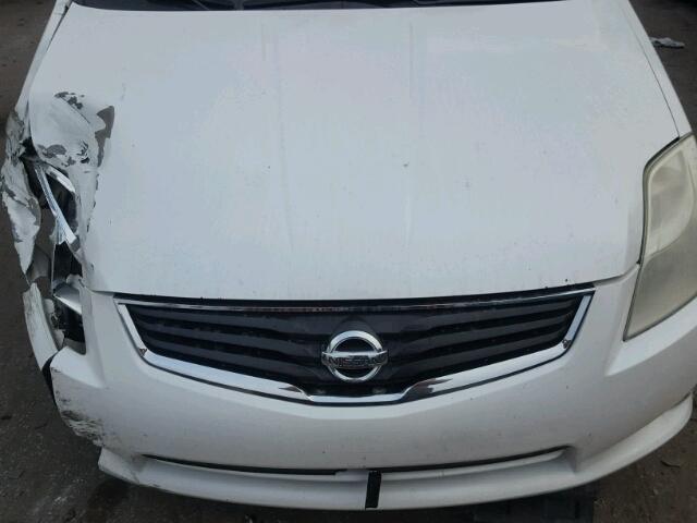 3N1AB6AP6AL624616 - 2010 NISSAN SENTRA 2.0 WHITE photo 7