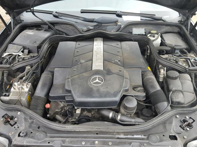 WDBUF83J74X117976 - 2004 MERCEDES-BENZ E 500 4MAT BLACK photo 7