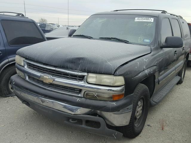 3GNEC16T2YG163221 - 2000 CHEVROLET SUBURBAN BLACK photo 2