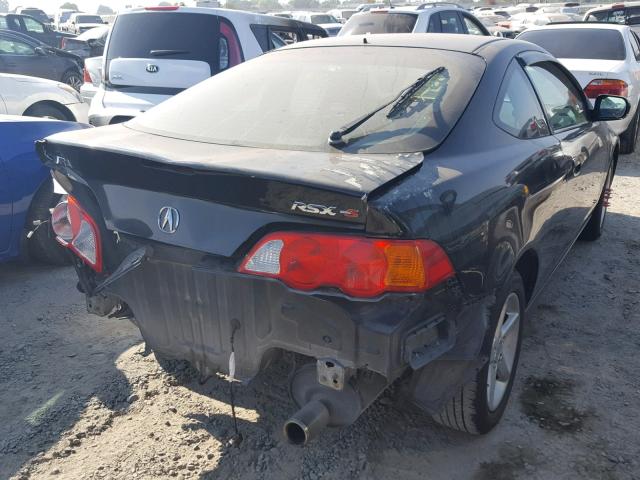 JH4DC53062C003857 - 2002 ACURA RSX TYPE-S BLACK photo 4