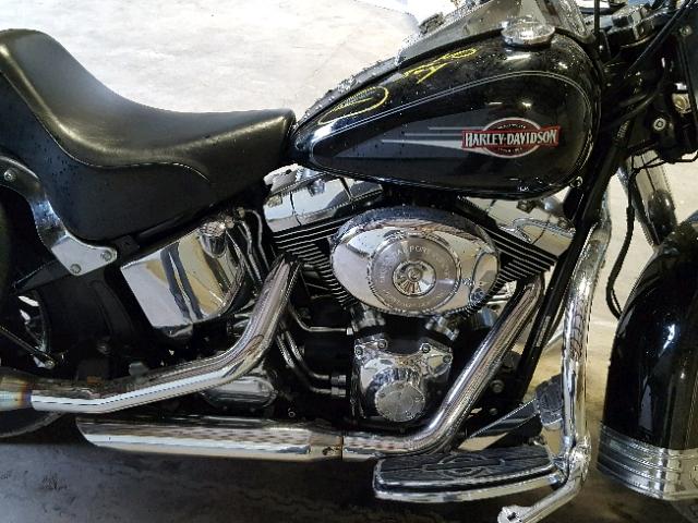 1HD1BWB144Y060926 - 2004 HARLEY-DAVIDSON FLSTCI BLACK photo 7