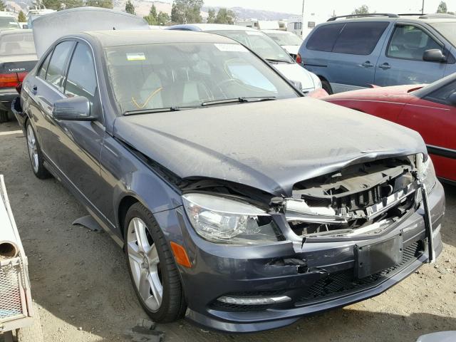 WDDGF5EB4BR174193 - 2011 MERCEDES-BENZ C 300 GRAY photo 1