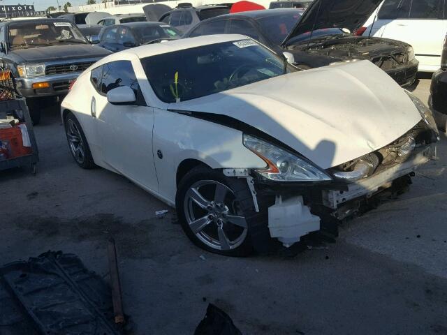 JN1AZ44E09M404982 - 2009 NISSAN 370Z WHITE photo 1