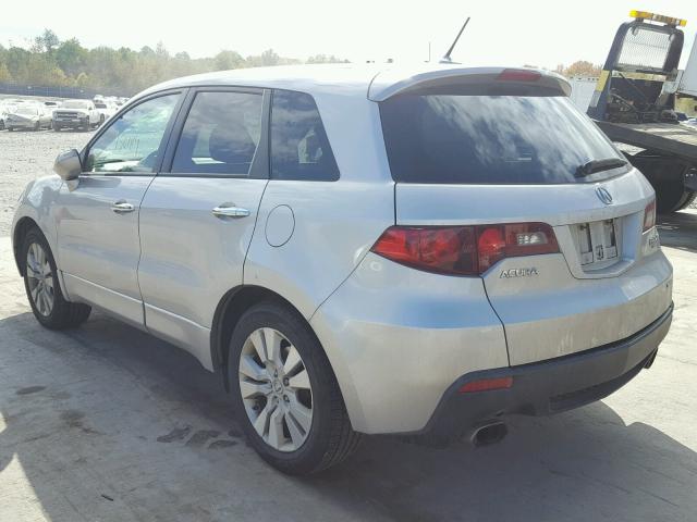 5J8TB1H27CA001102 - 2012 ACURA RDX SILVER photo 3