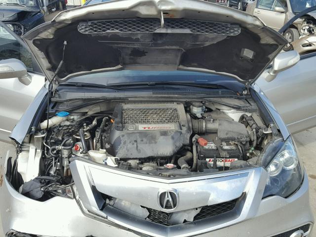 5J8TB1H27CA001102 - 2012 ACURA RDX SILVER photo 7