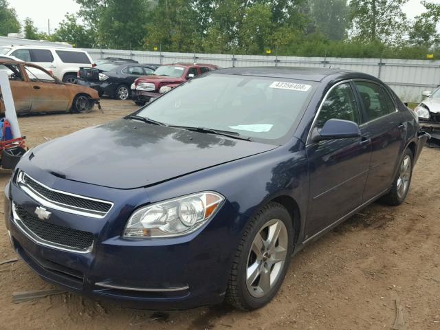 1G1ZC5EBXAF128419 - 2010 CHEVROLET MALIBU 1LT 蓝色 照片 2