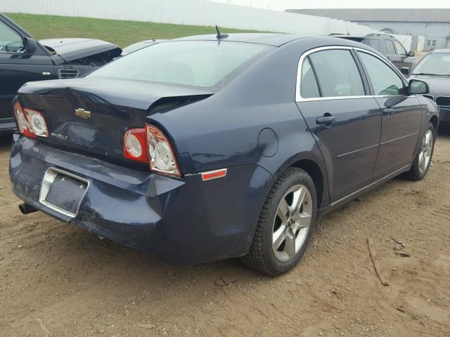 1G1ZC5EBXAF128419 - 2010 CHEVROLET MALIBU 1LT 蓝色 照片 4
