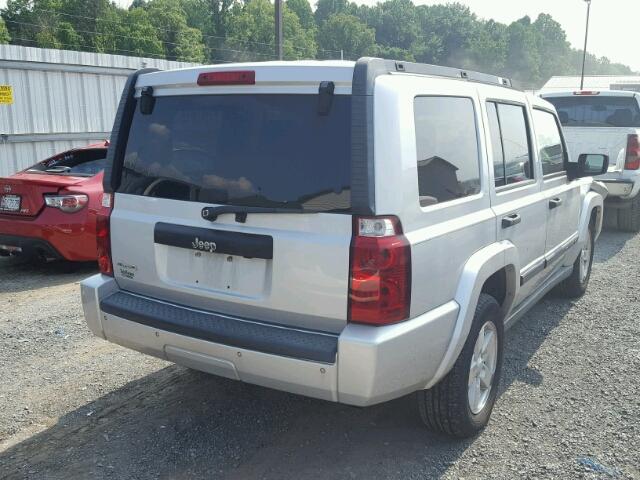 1J8HG48K46C318229 - 2006 JEEP COMMANDER GRAY photo 4