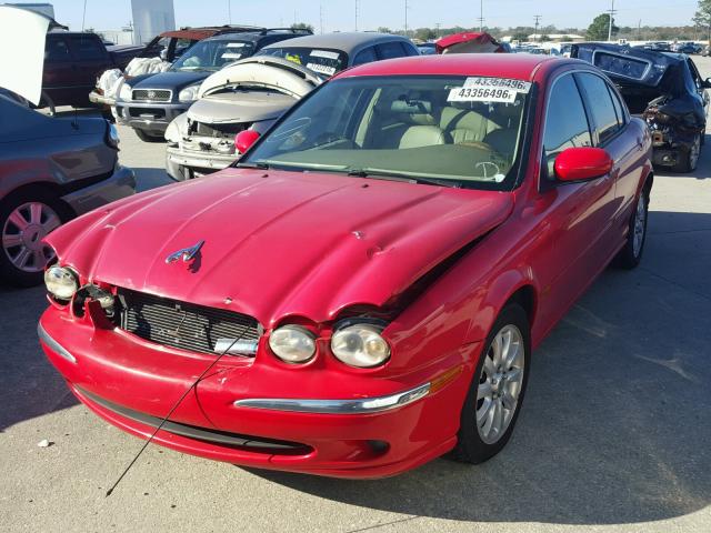 SAJEA51D62XC62685 - 2002 JAGUAR X-TYPE 2.5 RED photo 2