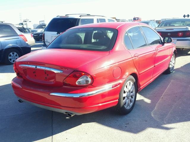 SAJEA51D62XC62685 - 2002 JAGUAR X-TYPE 2.5 RED photo 4