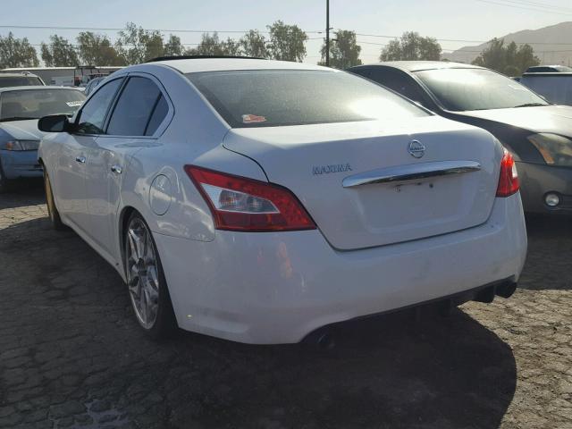 1N4AA51E99C833659 - 2009 NISSAN MAXIMA WHITE photo 3