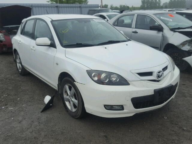 JM1BK34F681108714 - 2008 MAZDA 3 I WHITE photo 1