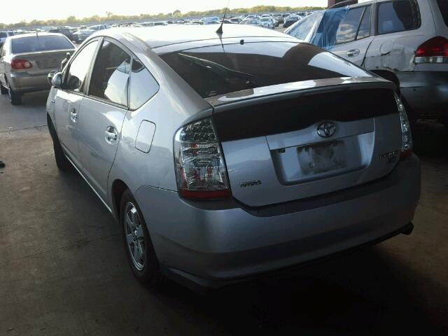 JTDKB20U383299995 - 2008 TOYOTA PRIUS SILVER photo 3