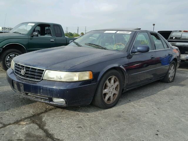 1G6KY54952U241414 - 2002 CADILLAC SEVILLE ST BLUE photo 2