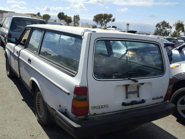 YV1AX8853J1796974 - 1988 VOLVO 245 DL WHITE photo 3