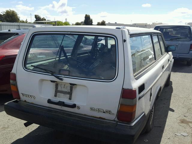 YV1AX8853J1796974 - 1988 VOLVO 245 DL WHITE photo 4