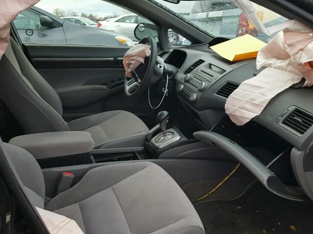 2HGFA16857H020827 - 2007 HONDA CIVIC EX შავი ფოტო 5