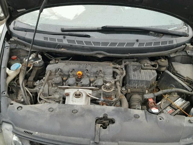 2HGFA16857H020827 - 2007 HONDA CIVIC EX შავი ფოტო 7