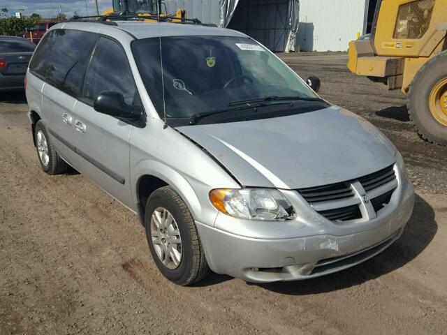 1D4GP25E17B195618 - 2007 DODGE CARAVAN SE SILVER photo 1