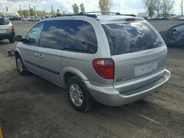 1D4GP25E17B195618 - 2007 DODGE CARAVAN SE SILVER photo 3