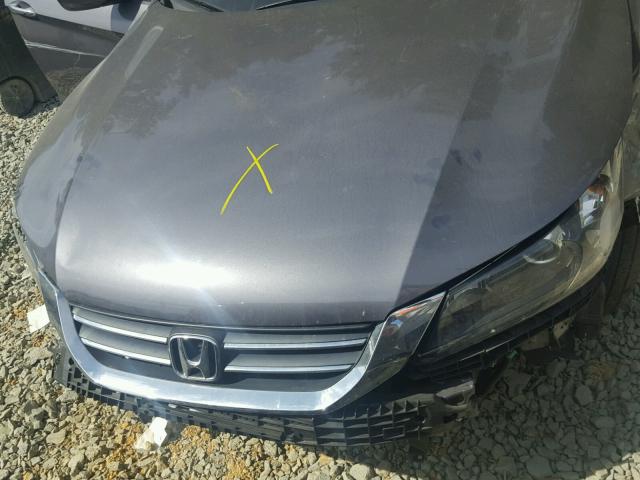 1HGCR2F33EA012193 - 2014 HONDA ACCORD LX GRAY photo 7