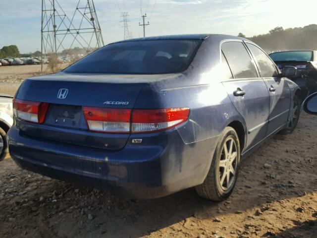 1HGCM66513A021768 - 2003 HONDA ACCORD BLUE photo 4