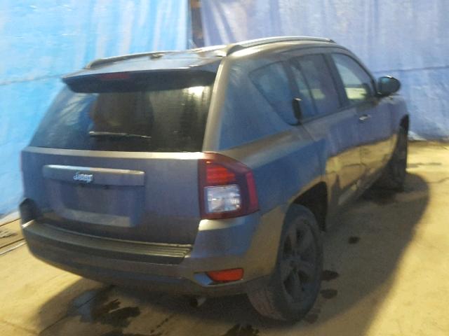 1C4NJCBA9HD124735 - 2017 JEEP COMPASS SP GRAY photo 4
