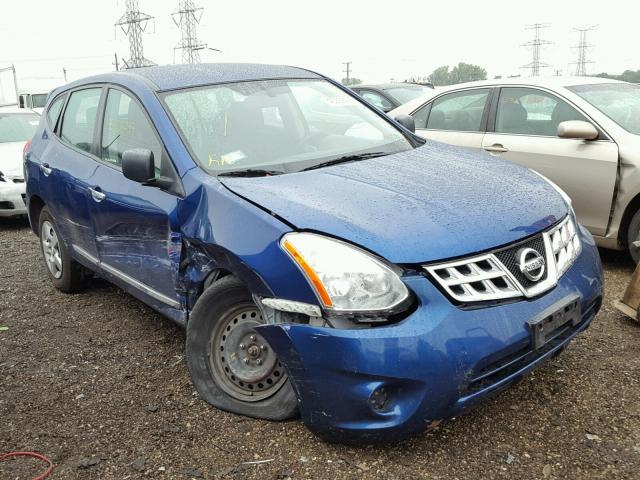 JN8AS5MV0BW255074 - 2011 NISSAN ROGUE S BLUE photo 1