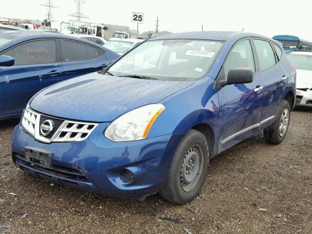 JN8AS5MV0BW255074 - 2011 NISSAN ROGUE S BLUE photo 2