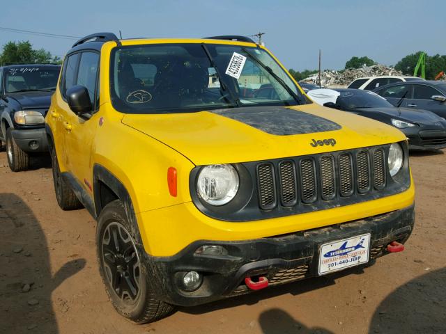 ZACCJBCT0FPC31818 - 2015 JEEP RENEGADE T YELLOW photo 1