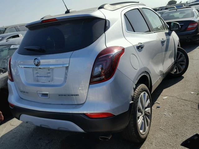 KL4CJASB4HB005730 - 2017 BUICK ENCORE PRE SILVER photo 4