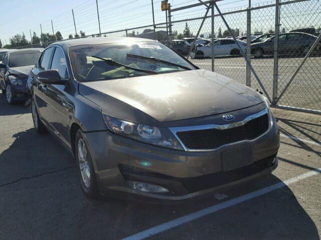 5XXGM4A79DG092994 - 2013 KIA OPTIMA LX BROWN photo 1